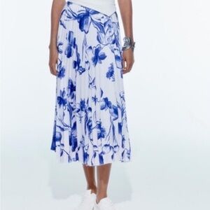 Zara floral Midi Skirt